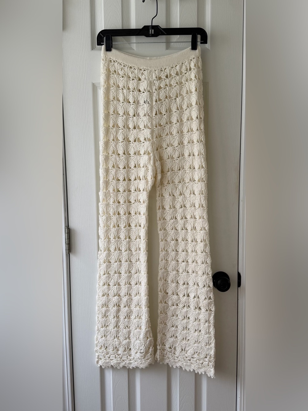 NWT - Capittana April Crochet Ivory Swim Cover-Up Pants